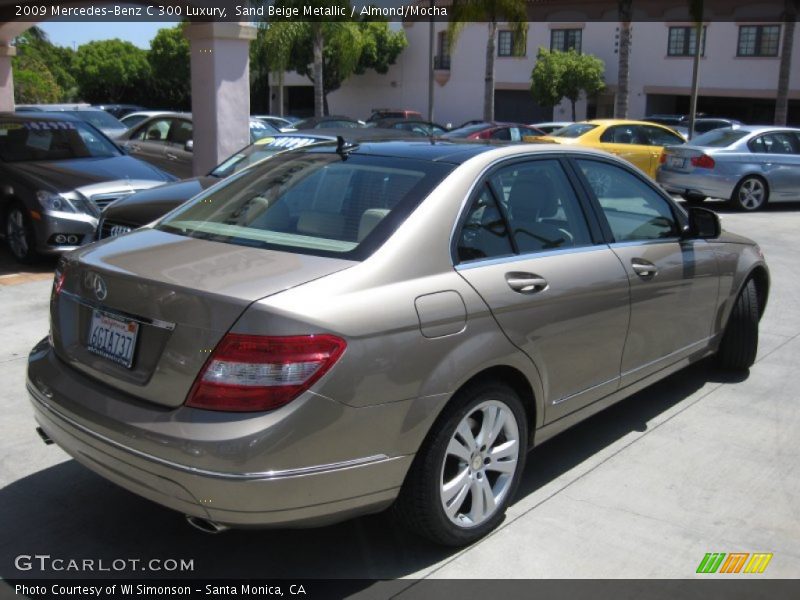 Sand Beige Metallic / Almond/Mocha 2009 Mercedes-Benz C 300 Luxury