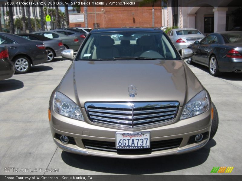 Sand Beige Metallic / Almond/Mocha 2009 Mercedes-Benz C 300 Luxury