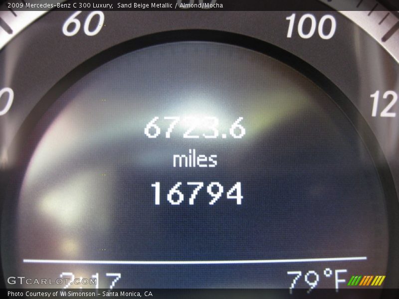 Sand Beige Metallic / Almond/Mocha 2009 Mercedes-Benz C 300 Luxury