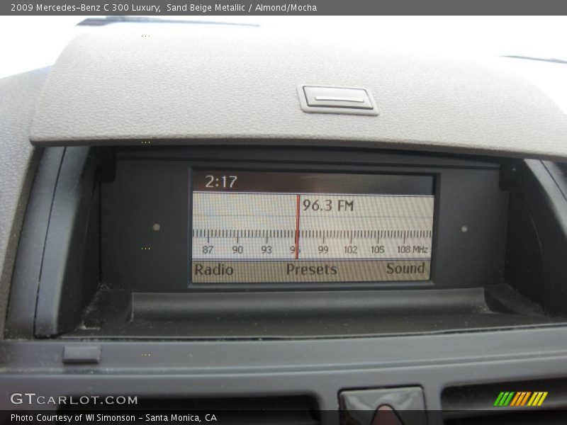 Sand Beige Metallic / Almond/Mocha 2009 Mercedes-Benz C 300 Luxury