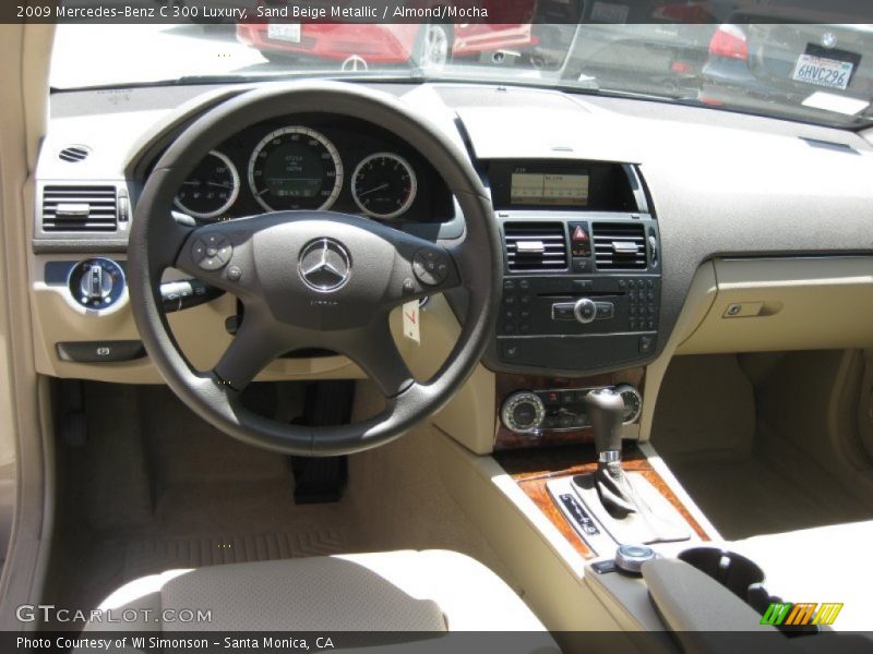 Sand Beige Metallic / Almond/Mocha 2009 Mercedes-Benz C 300 Luxury