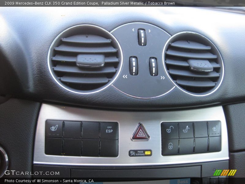 Controls of 2009 CLK 350 Grand Edition Coupe