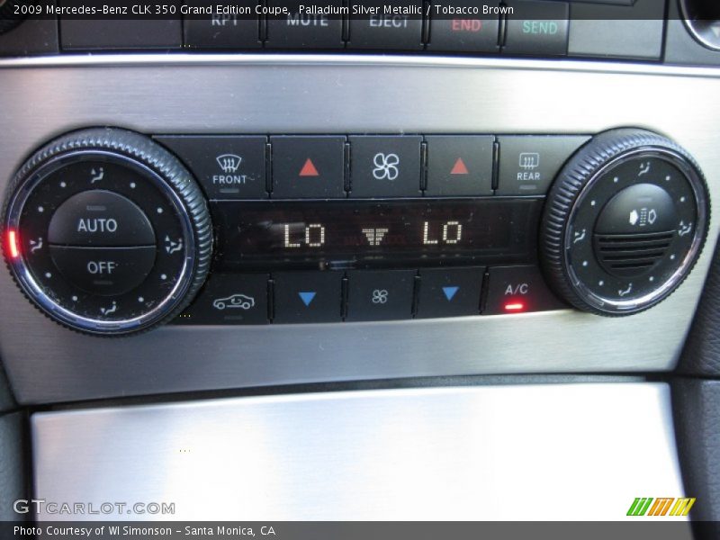 Controls of 2009 CLK 350 Grand Edition Coupe