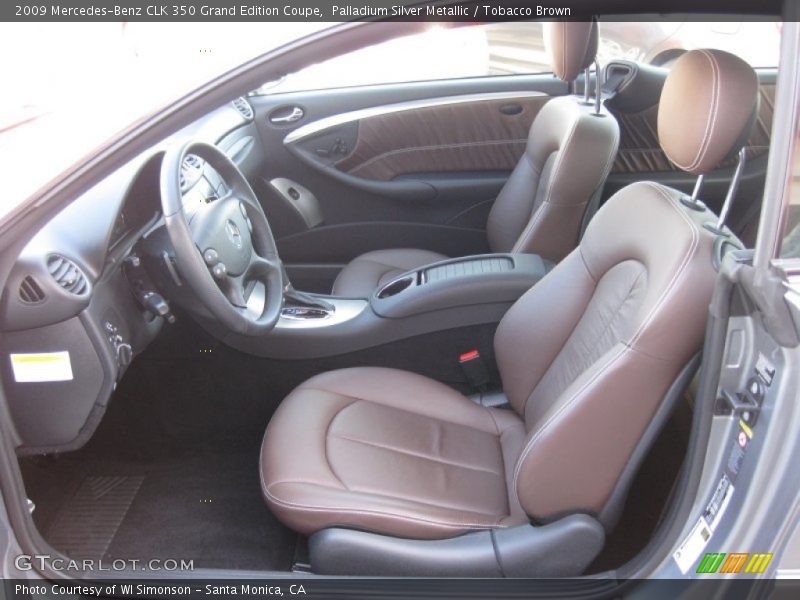  2009 CLK 350 Grand Edition Coupe Tobacco Brown Interior