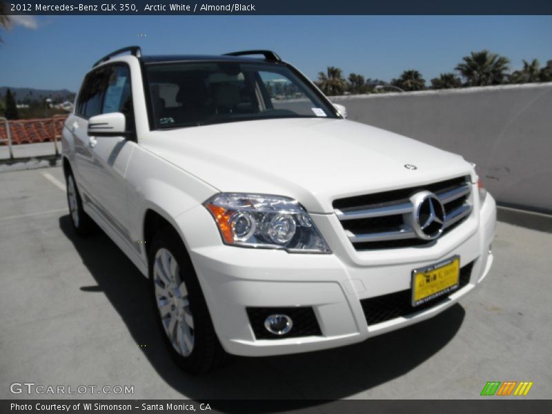 Arctic White / Almond/Black 2012 Mercedes-Benz GLK 350