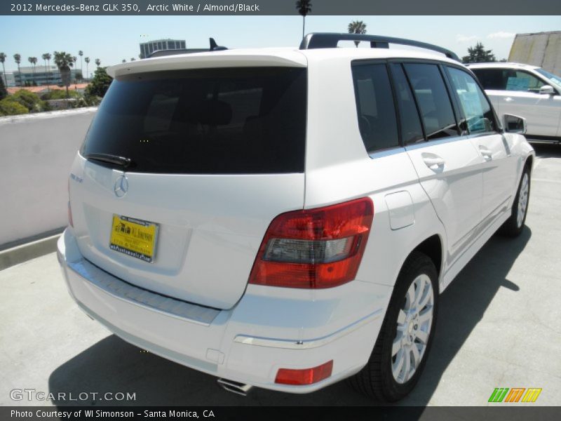 Arctic White / Almond/Black 2012 Mercedes-Benz GLK 350