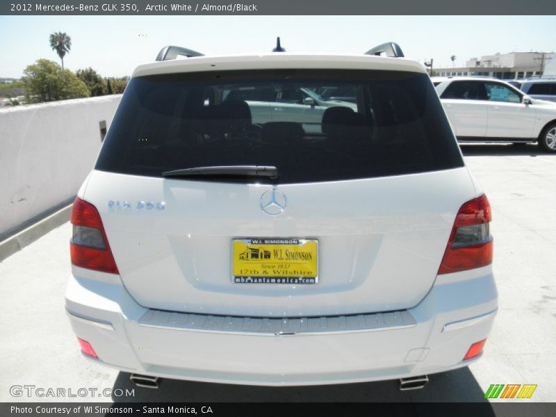 Arctic White / Almond/Black 2012 Mercedes-Benz GLK 350