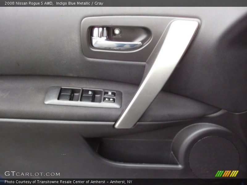 Indigo Blue Metallic / Gray 2008 Nissan Rogue S AWD