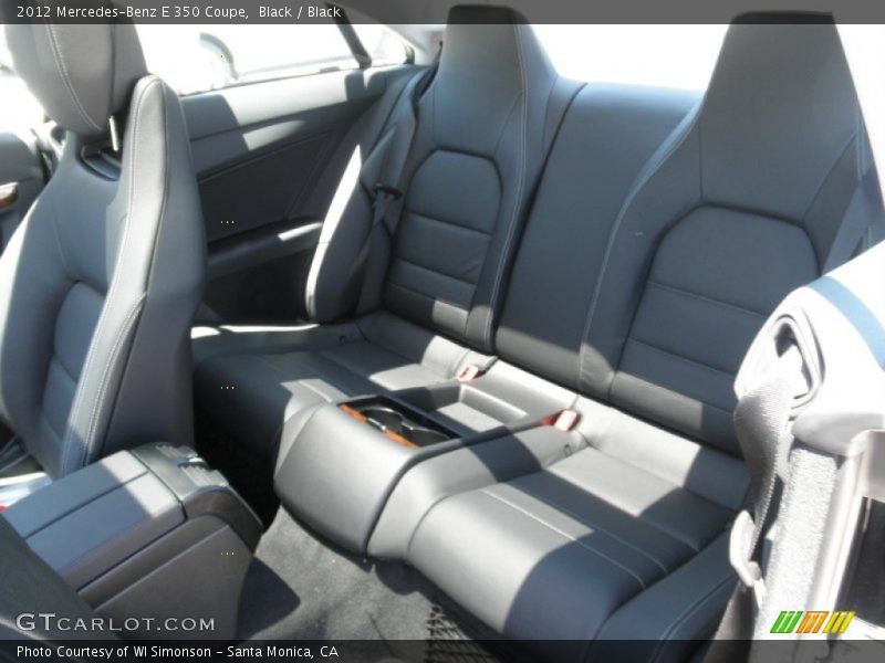 Black / Black 2012 Mercedes-Benz E 350 Coupe