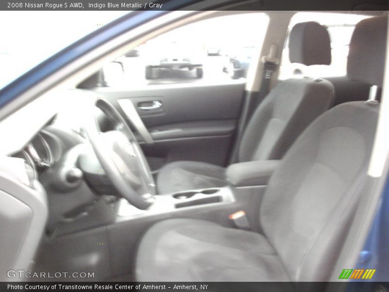 Indigo Blue Metallic / Gray 2008 Nissan Rogue S AWD