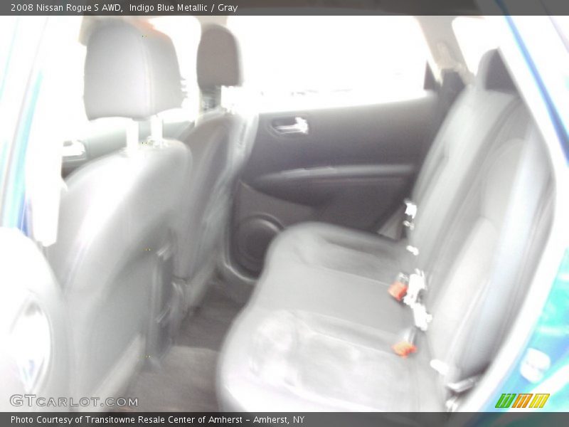 Indigo Blue Metallic / Gray 2008 Nissan Rogue S AWD