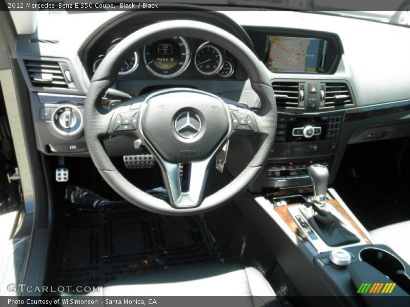 Black / Black 2012 Mercedes-Benz E 350 Coupe