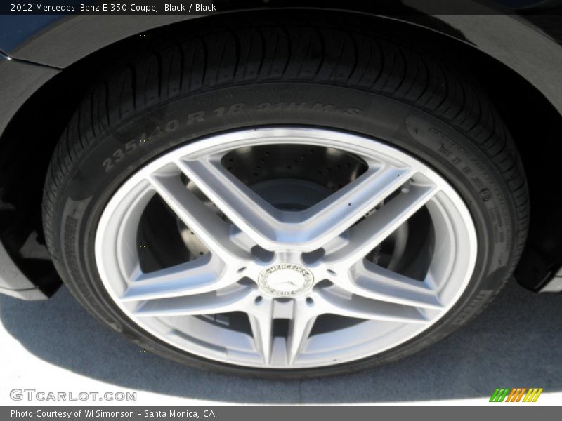 Black / Black 2012 Mercedes-Benz E 350 Coupe