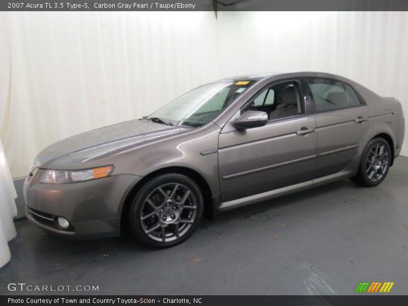 Carbon Gray Pearl / Taupe/Ebony 2007 Acura TL 3.5 Type-S