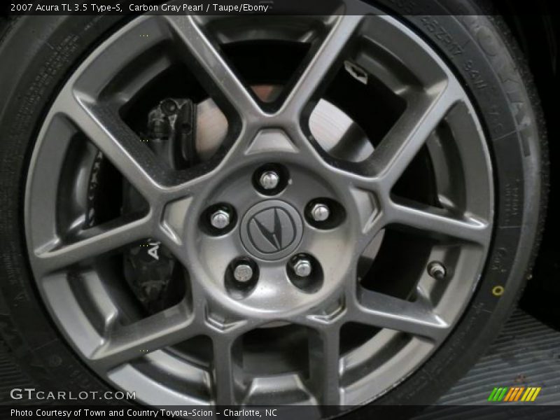 Carbon Gray Pearl / Taupe/Ebony 2007 Acura TL 3.5 Type-S