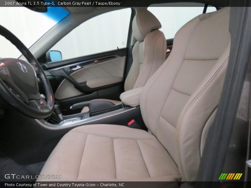 Carbon Gray Pearl / Taupe/Ebony 2007 Acura TL 3.5 Type-S