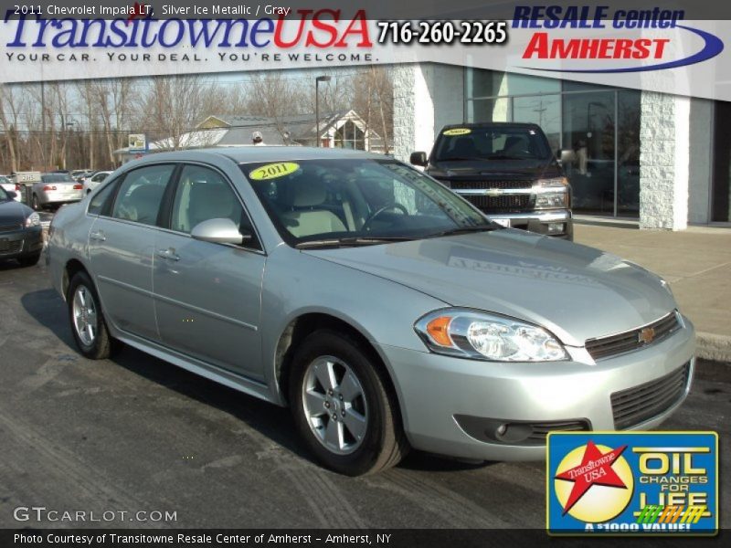 Silver Ice Metallic / Gray 2011 Chevrolet Impala LT