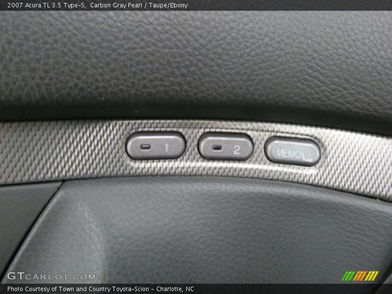 Carbon Gray Pearl / Taupe/Ebony 2007 Acura TL 3.5 Type-S