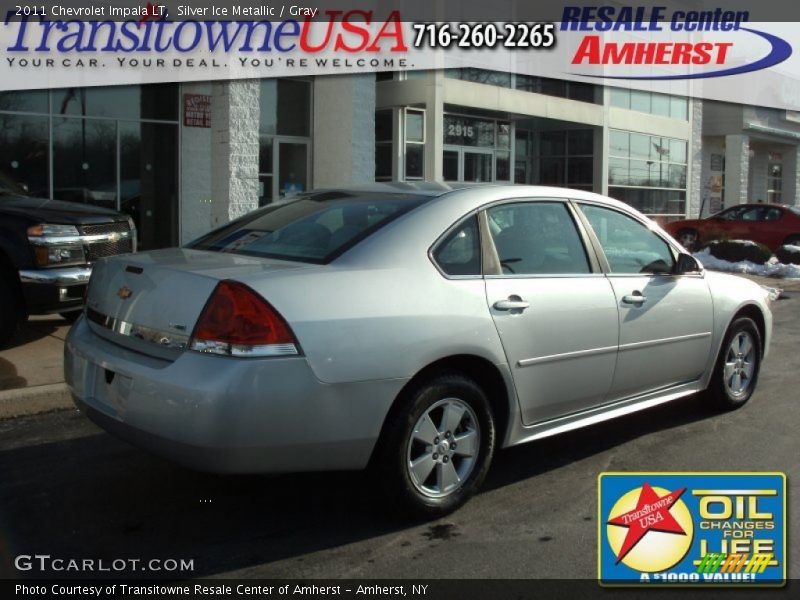 Silver Ice Metallic / Gray 2011 Chevrolet Impala LT