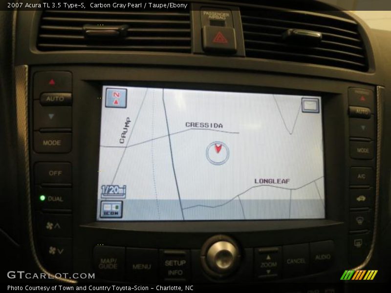 Carbon Gray Pearl / Taupe/Ebony 2007 Acura TL 3.5 Type-S