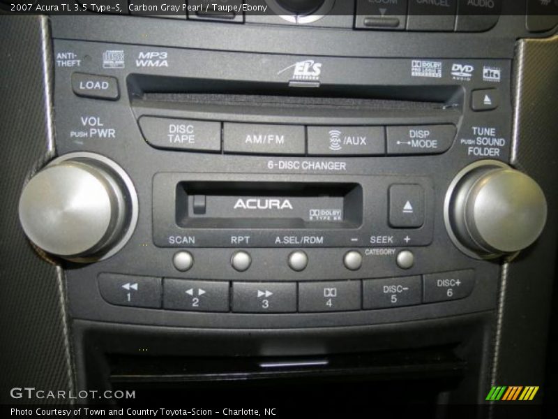 Carbon Gray Pearl / Taupe/Ebony 2007 Acura TL 3.5 Type-S