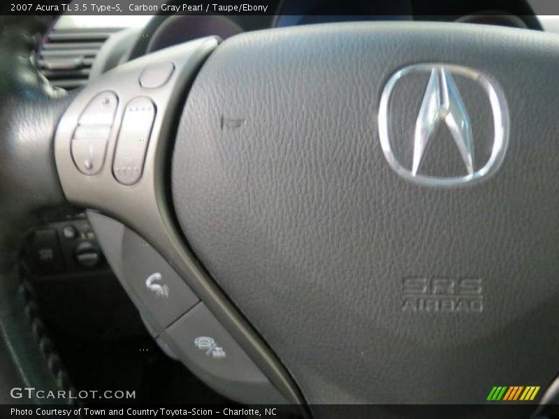 Carbon Gray Pearl / Taupe/Ebony 2007 Acura TL 3.5 Type-S