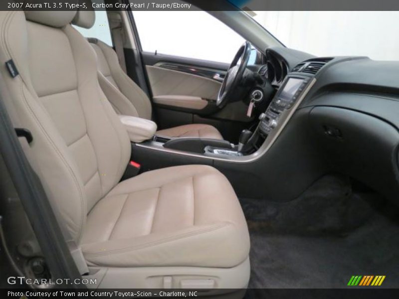 Carbon Gray Pearl / Taupe/Ebony 2007 Acura TL 3.5 Type-S