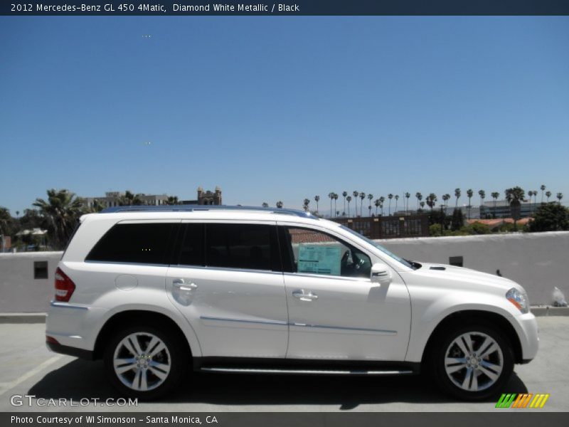 Diamond White Metallic / Black 2012 Mercedes-Benz GL 450 4Matic