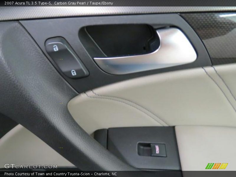 Carbon Gray Pearl / Taupe/Ebony 2007 Acura TL 3.5 Type-S