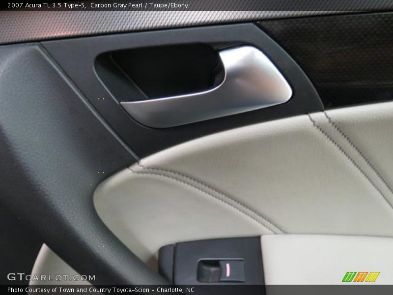 Carbon Gray Pearl / Taupe/Ebony 2007 Acura TL 3.5 Type-S