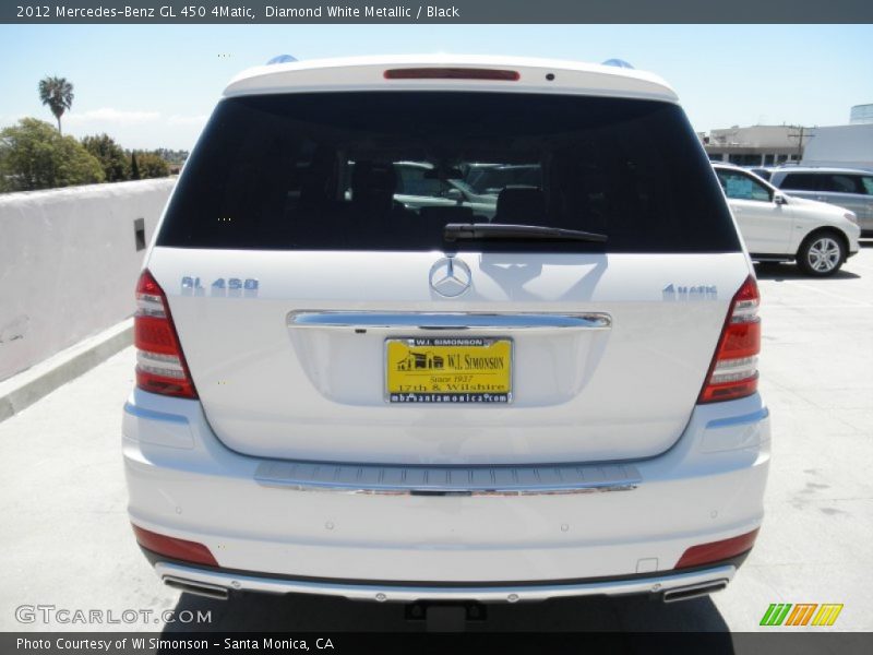 Diamond White Metallic / Black 2012 Mercedes-Benz GL 450 4Matic