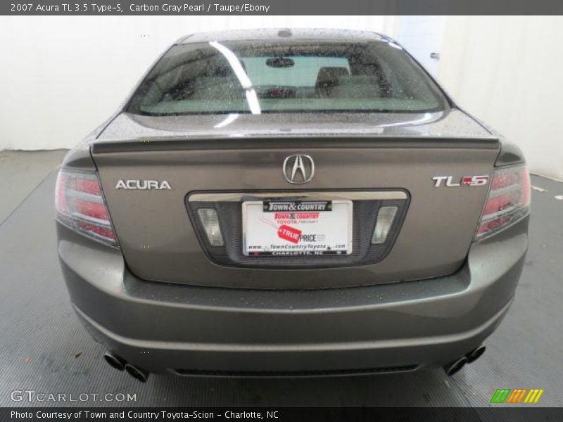 Carbon Gray Pearl / Taupe/Ebony 2007 Acura TL 3.5 Type-S