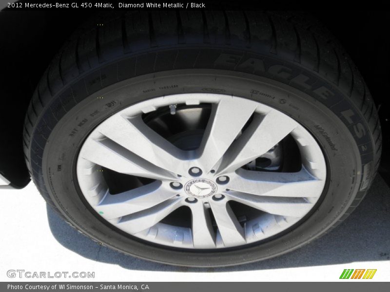 Diamond White Metallic / Black 2012 Mercedes-Benz GL 450 4Matic