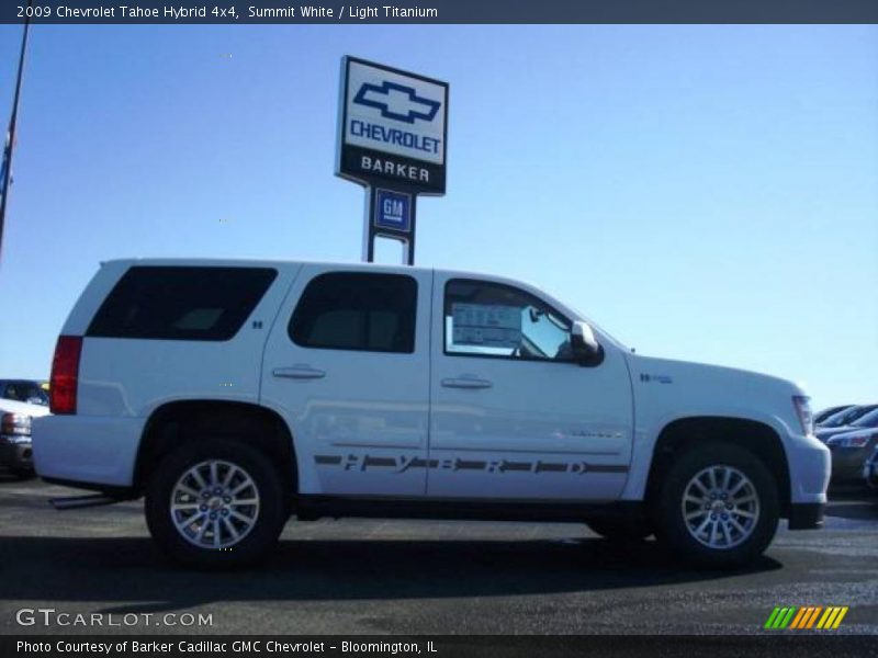 Summit White / Light Titanium 2009 Chevrolet Tahoe Hybrid 4x4