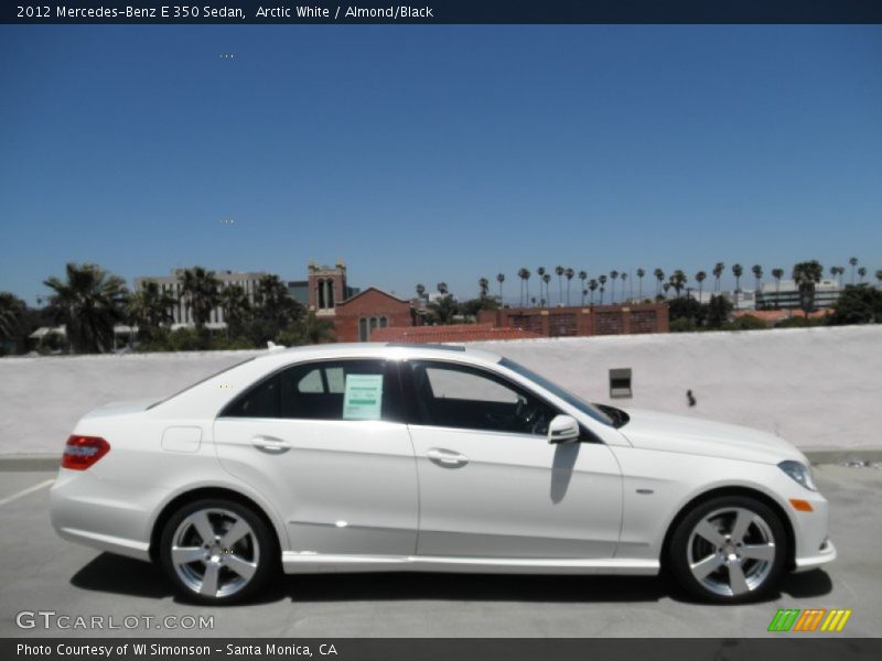 Arctic White / Almond/Black 2012 Mercedes-Benz E 350 Sedan