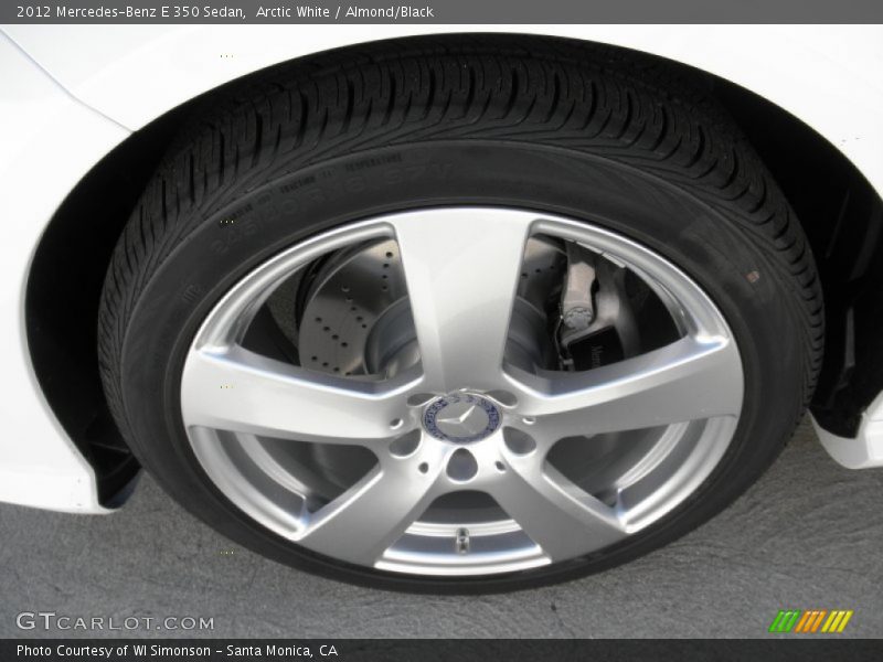 Arctic White / Almond/Black 2012 Mercedes-Benz E 350 Sedan