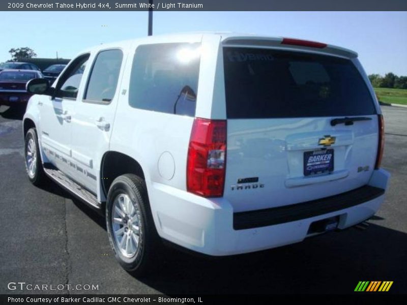 Summit White / Light Titanium 2009 Chevrolet Tahoe Hybrid 4x4