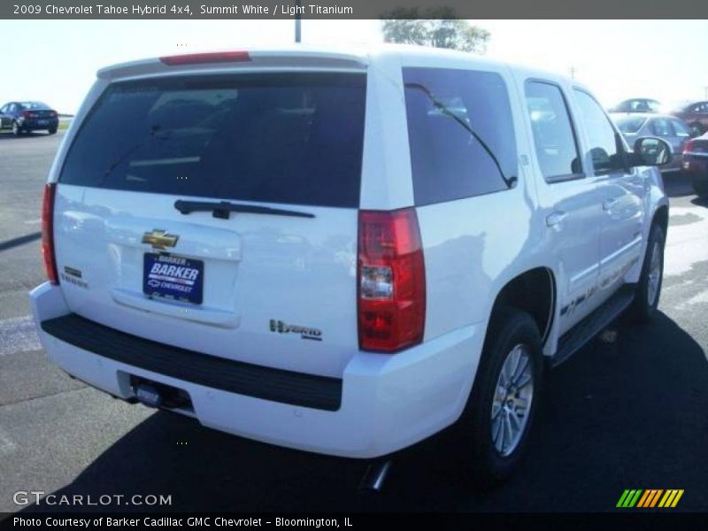 Summit White / Light Titanium 2009 Chevrolet Tahoe Hybrid 4x4