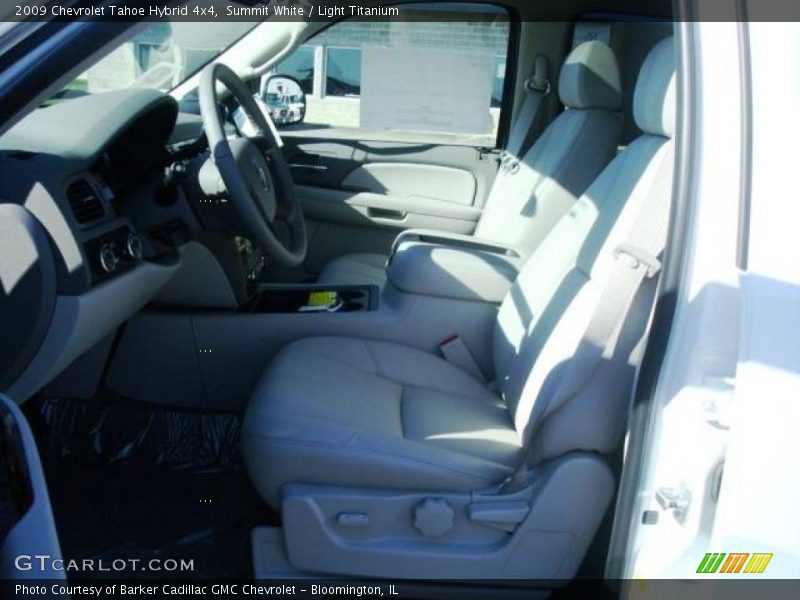 Summit White / Light Titanium 2009 Chevrolet Tahoe Hybrid 4x4