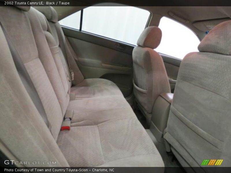 Black / Taupe 2002 Toyota Camry LE
