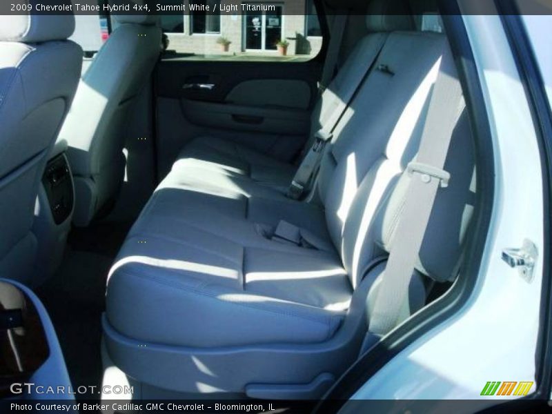 Summit White / Light Titanium 2009 Chevrolet Tahoe Hybrid 4x4