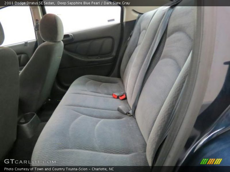 Deep Sapphire Blue Pearl / Dark Slate Gray 2001 Dodge Stratus SE Sedan