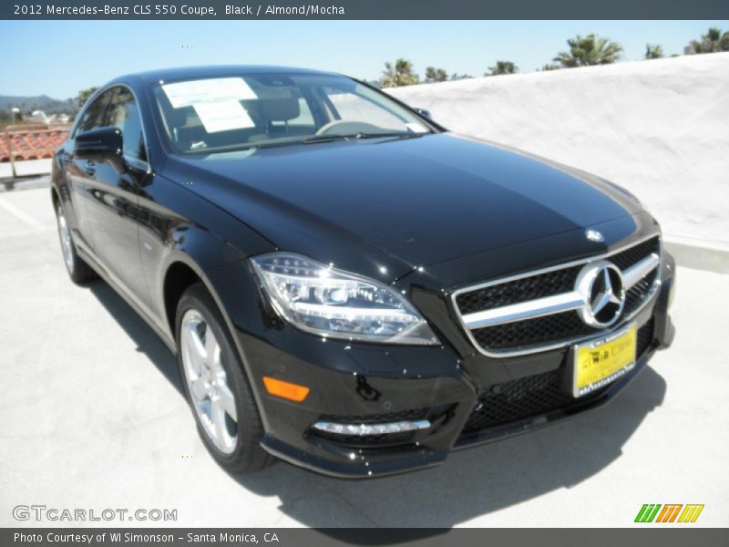 Black / Almond/Mocha 2012 Mercedes-Benz CLS 550 Coupe