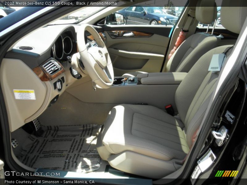 Black / Almond/Mocha 2012 Mercedes-Benz CLS 550 Coupe