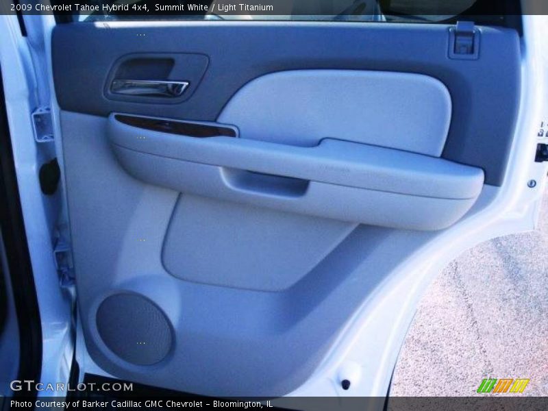 Summit White / Light Titanium 2009 Chevrolet Tahoe Hybrid 4x4