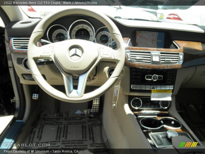 Black / Almond/Mocha 2012 Mercedes-Benz CLS 550 Coupe
