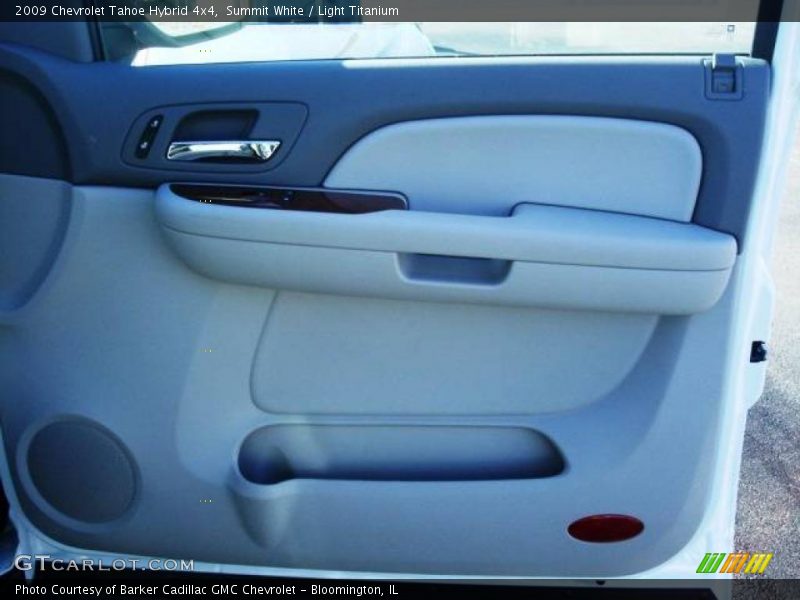 Summit White / Light Titanium 2009 Chevrolet Tahoe Hybrid 4x4