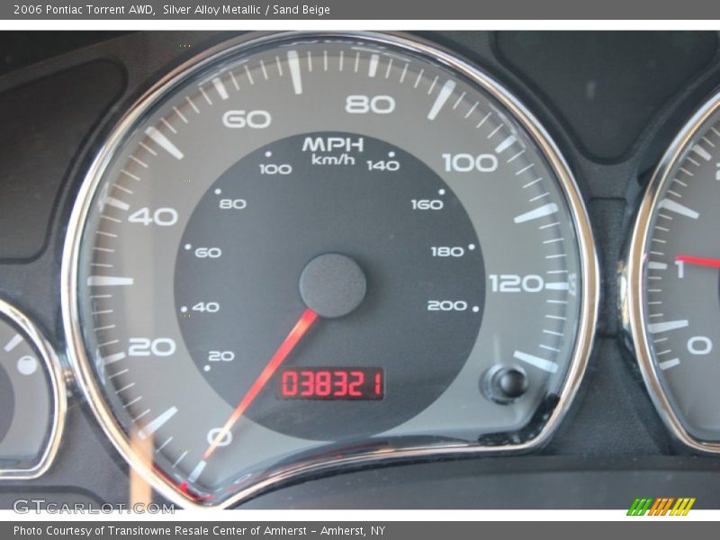 Silver Alloy Metallic / Sand Beige 2006 Pontiac Torrent AWD