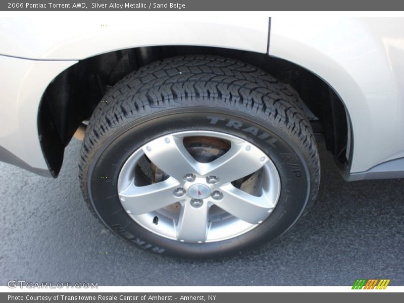 Silver Alloy Metallic / Sand Beige 2006 Pontiac Torrent AWD