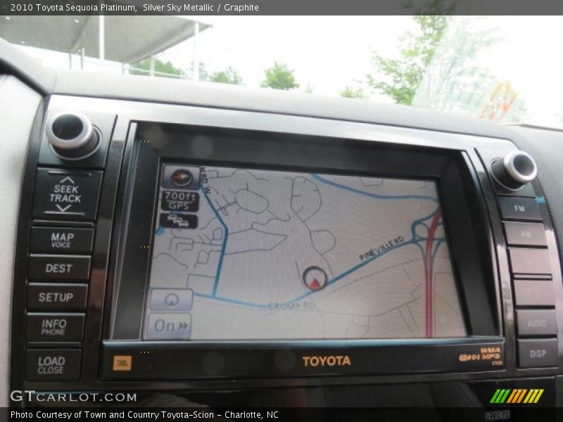 Navigation of 2010 Sequoia Platinum